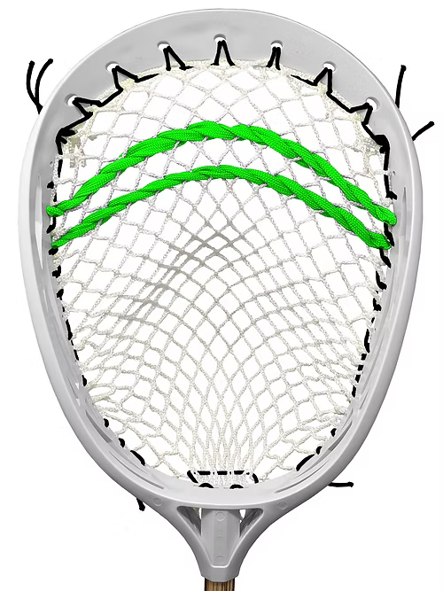 Gryffyn Goalie Head w/ Mesh Pocket (Neon Green)