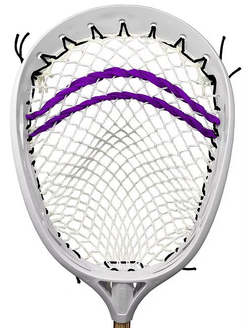 Gryffyn Goalie Head w/ Mesh Pocket (Purple)