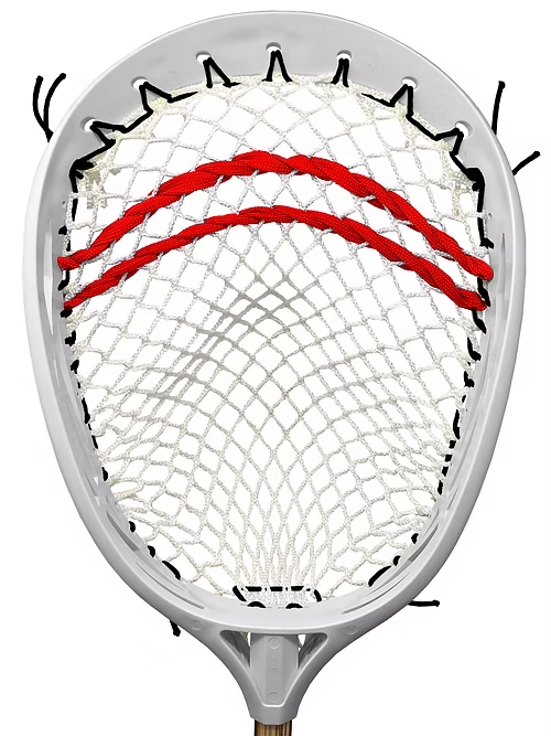 Gryffyn Goalie Head w/ Mesh Pocket (Red)