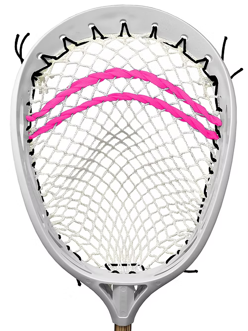 Gryffyn Goalie Head w/ Mesh Pocket (Pink)