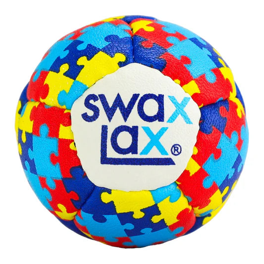 SwaxLax Lacrosse Training Ball - AUTISM Play for a Purpose DESIGN
